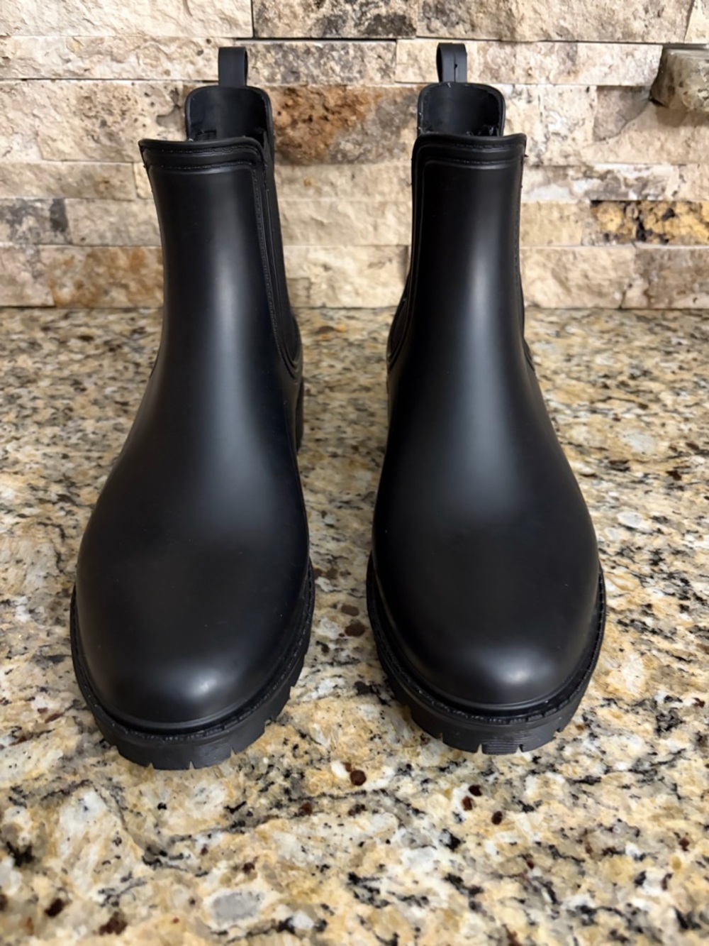 Serra Black Chelsea Ankle Boots